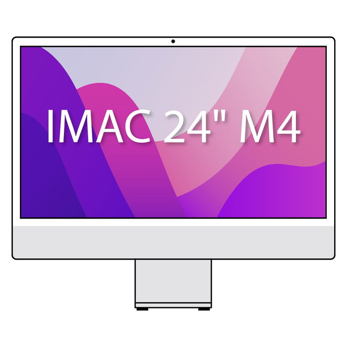 Apple iMac 24 Pulgadas Retina 4.5K M4 24GB RAM 512GB SSD Plata